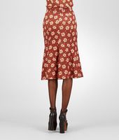 Bottega Veneta® Crepe Silk Marguerite Print Skirt Bottega Veneta® Crepe Silk Marguerite Print Skirt