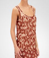 Bottega Veneta® Chiffon Fringed Marguerite Top Bottega Veneta® Chiffon Fringed Marguerite Top
