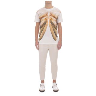 McQ, T-Shirt, Wing Rib-Cage Print T-shirt