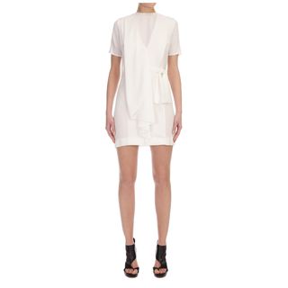 McQ, Dress, Tailored Front Ruffle Dress