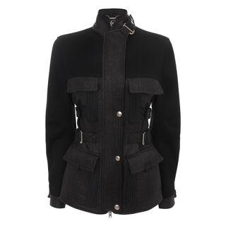 McQ, Jacket, Jet Black Raffia Lux Sport Jacket