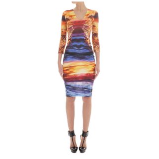 McQ, Dress, Mineral Print S-Bend Dress