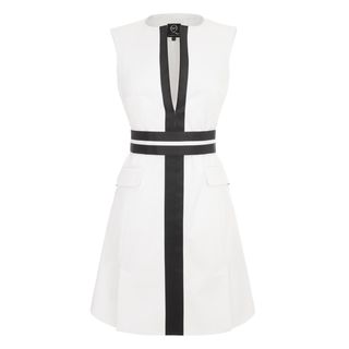 McQ, Dress, Tailored Monochrome Panel Dress