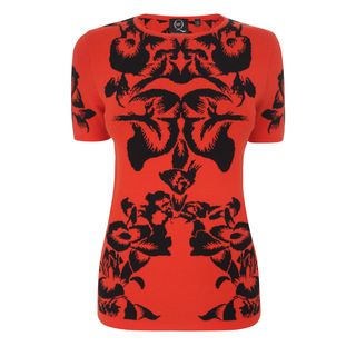 McQ, Knitwear, Iris Jacquard Short-sleeve Top