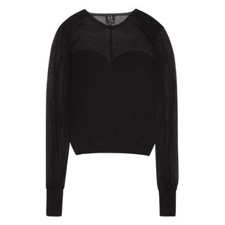 McQ, Knitwear, Sheer And Solid Top