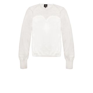 McQ, Knitwear, Sheer And Solid Top