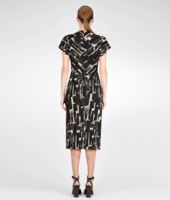 Bottega Veneta® Kleid aus Krepp Pearl Nero Bottega Veneta® Kleid aus Krepp Pearl Nero