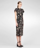 Bottega Veneta® Kleid aus Krepp Pearl Nero Bottega Veneta® Kleid aus Krepp Pearl Nero