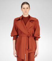 Bottega Veneta® Brique Double Wool Jacket Bottega Veneta® Brique Double Wool Jacket
