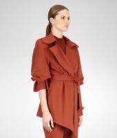 Bottega Veneta® Brique Double Wool Jacket Bottega Veneta® Brique Double Wool Jacket