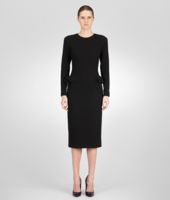 Bottega Veneta® Nero Crepe Italien Dress Bottega Veneta® Nero Crepe Italien Dress