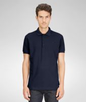 Bottega Veneta® Prusse Cotton Piquet Polo Shirt Bottega Veneta® Prusse Cotton Piquet Polo Shirt