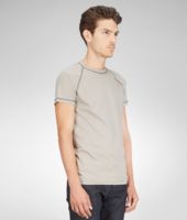 Bottega Veneta® Fume Light Cotton Merinos Wool T-Shirt Bottega Veneta® Fume Light Cotton Merinos Wool T-Shirt