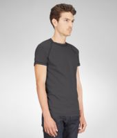 Bottega Veneta® Ardoise Light Cotton Merinos Wool T-Shirt Bottega Veneta® Ardoise Light Cotton Merinos Wool T-Shirt