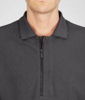 Bottega Veneta® Ardoise Cotton Piquet Polo Shirt Bottega Veneta® Ardoise Cotton Piquet Polo Shirt