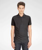 Bottega Veneta® Ardoise Cotton Piquet Polo Shirt Bottega Veneta® Ardoise Cotton Piquet Polo Shirt