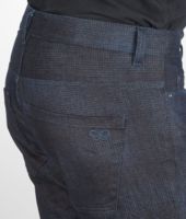 Bottega Veneta® Dark Navy Grid Print Relaxed Denim Bottega Veneta® Dark Navy Grid Print Relaxed Denim