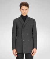 Bottega Veneta® Dark Matita Double Cashmere Jacket Bottega Veneta® Dark Matita Double Cashmere Jacket