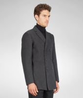 Bottega Veneta® Dark Matita Double Cashmere Jacket Bottega Veneta® Dark Matita Double Cashmere Jacket