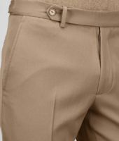 Bottega Veneta® Bronze Washed Wool Gabardine Pant Bottega Veneta® Bronze Washed Wool Gabardine Pant
