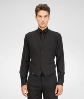 Bottega Veneta® Washed Wool Gabardine Vest Bottega Veneta® Washed Wool Gabardine Vest