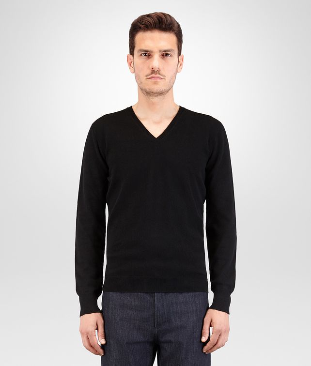 BOTTEGA VENETA PULLOVER AUS KASCHMIR IN NERO Strickwaren U fp