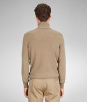 Bottega Veneta® Pullover aus weichem Kaschmir Bronze Melange Bottega Veneta® Pullover aus weichem Kaschmir Bronze Melange
