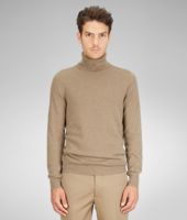 Bottega Veneta® Pullover aus weichem Kaschmir Bronze Melange Bottega Veneta® Pullover aus weichem Kaschmir Bronze Melange