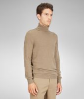 Bottega Veneta® Pullover aus weichem Kaschmir Bronze Melange Bottega Veneta® Pullover aus weichem Kaschmir Bronze Melange