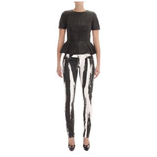 McQ, Pants & Jeans, Lacquered Stripe Jeans