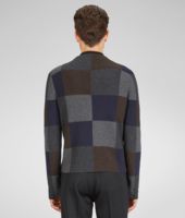 Bottega Veneta® Cardigan aus Wolle mit Patchwork Multicolor Bottega Veneta® Cardigan aus Wolle mit Patchwork Multicolor