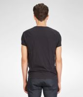 Bottega Veneta® Ardoise Nero Light Cotton Merinos Wool T-Shirt Bottega Veneta® Ardoise Nero Light Cotton Merinos Wool T-Shirt