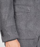 Bottega Veneta® Jacke aus Optical Wool und Flannel Anthracite und Nero Bottega Veneta® Jacke aus Optical Wool und Flannel Anthracite und Nero