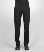 Bottega Veneta® Nero Washed Wool Gabardine Pant Bottega Veneta® Nero Washed Wool Gabardine Pant