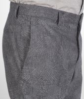 Bottega Veneta® Anthracite Nero Optical Wool Flannel Pant Bottega Veneta® Anthracite Nero Optical Wool Flannel Pant