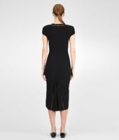 Bottega Veneta® Nero Viscose Pleated Dress Bottega Veneta® Nero Viscose Pleated Dress