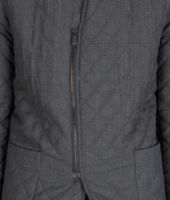 Bottega Veneta® Anthracite Nero Multigrid Wool Down Jacket Bottega Veneta® Anthracite Nero Multigrid Wool Down Jacket
