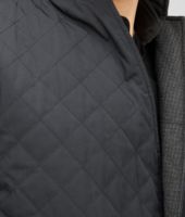 Bottega Veneta® Anthracite Nero Multigrid Wool Down Jacket Bottega Veneta® Anthracite Nero Multigrid Wool Down Jacket
