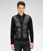 Bottega Veneta® Soft Cashmere Washed Fine Nappa Cardigan Bottega Veneta® Soft Cashmere Washed Fine Nappa Cardigan