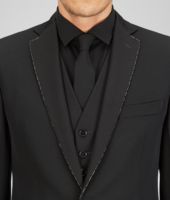 Bottega Veneta® Nero Washed Wool Gabardine Jacket Bottega Veneta® Nero Washed Wool Gabardine Jacket