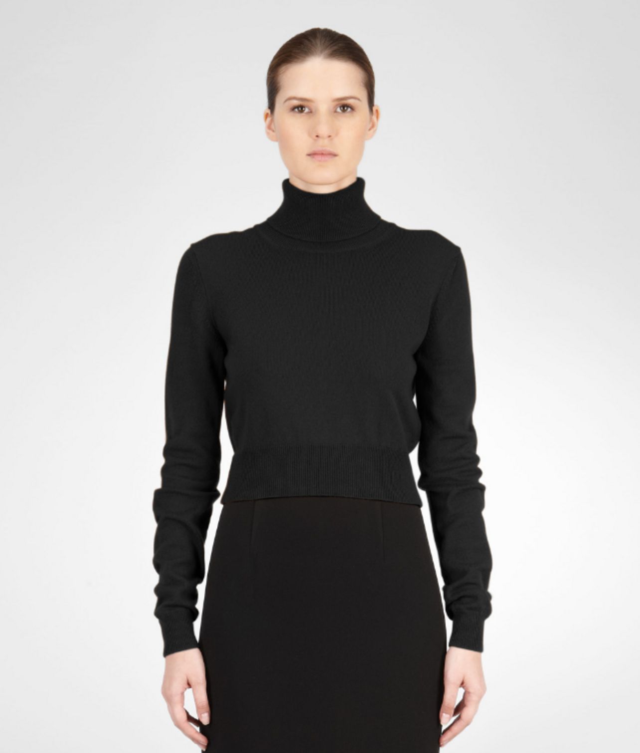 BOTTEGA VENETA - Nero Soft Cashmere Sweater