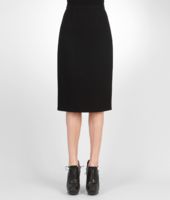 Bottega Veneta® Nero Technical Crepe Skirt Bottega Veneta® Nero Technical Crepe Skirt