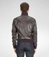 Bottega Veneta® Espresso Lambskin Blouson Bottega Veneta® Espresso Lambskin Blouson