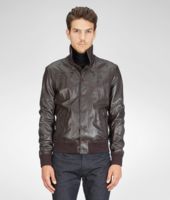Bottega Veneta® Espresso Lambskin Blouson Bottega Veneta® Espresso Lambskin Blouson