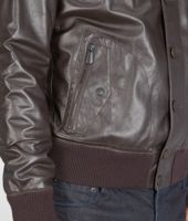 Bottega Veneta® Espresso Lambskin Blouson Bottega Veneta® Espresso Lambskin Blouson