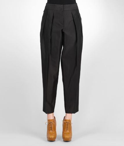 BOTTEGA VENETA - Pantalone in Shantung Gabardine