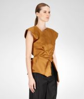 Bottega Veneta® Kari Duchesse Silk Top Bottega Veneta® Kari Duchesse Silk Top
