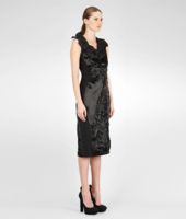 Bottega Veneta® Nero Crashed Satin Dress Bottega Veneta® Nero Crashed Satin Dress