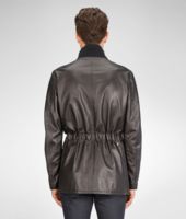 Bottega Veneta® Nero Shiny Lambskin Parka Jacket Bottega Veneta® Nero Shiny Lambskin Parka Jacket
