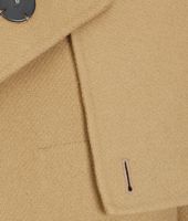 Bottega Veneta® Bronze Double Twill Wool Cashmere Coat Bottega Veneta® Bronze Double Twill Wool Cashmere Coat